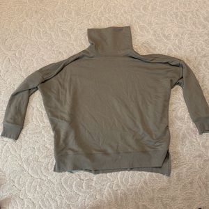 Baggy turtleneck sweater